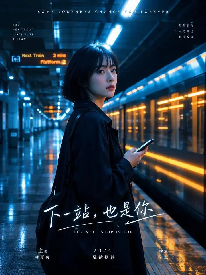 末班地铁后的直播间短剧封面 末班地铁后的直播间封面